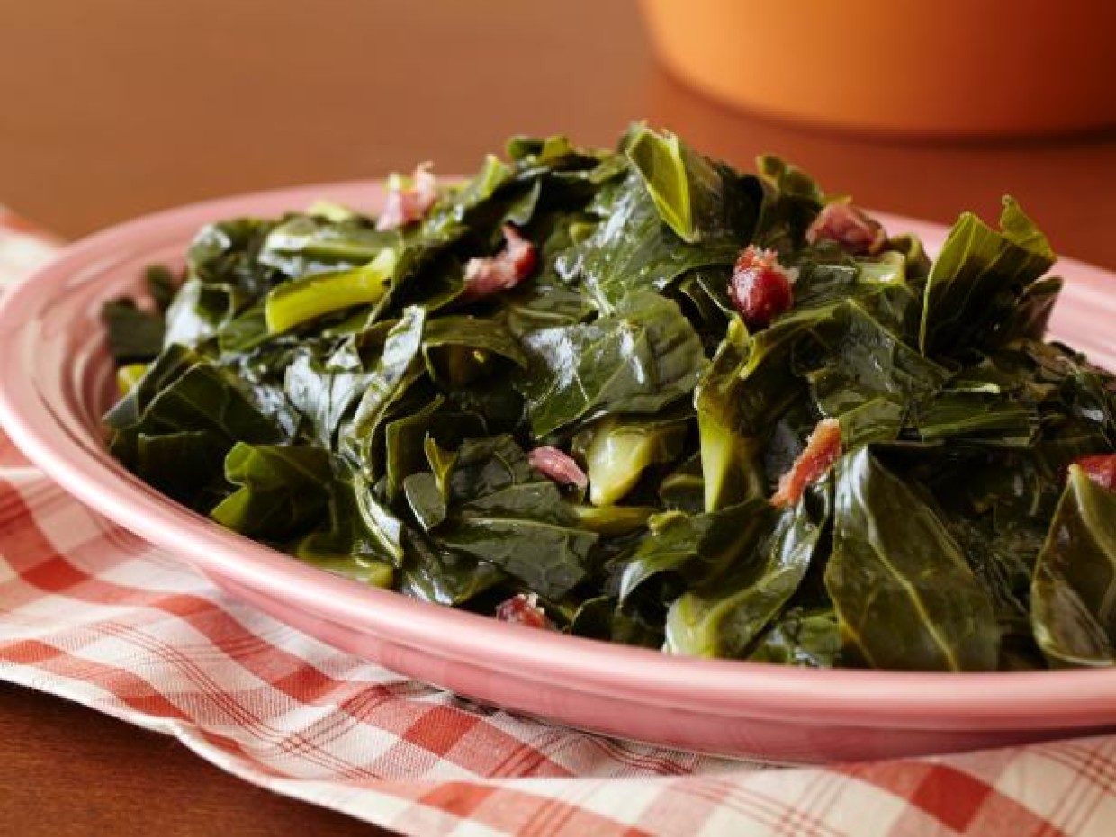 Mustard Greens with Onions, Tomatoes and Chiles